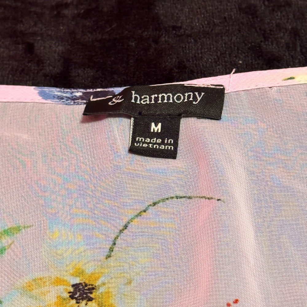 Pastel Floral Sheer Chemise - Picture 4 of 4